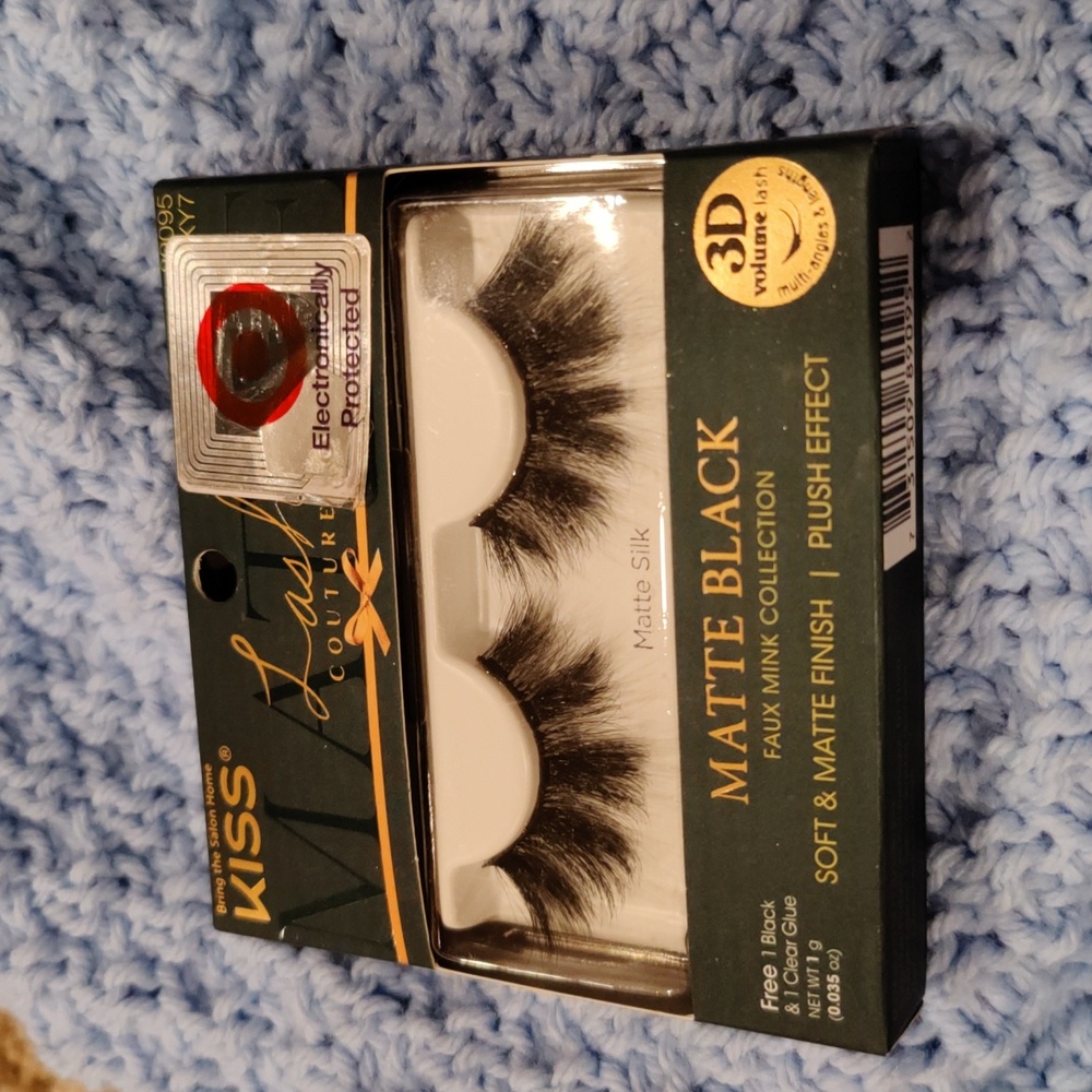 KISS Lash Couture Matte Black Faux Mink Collection False Eyelashes
